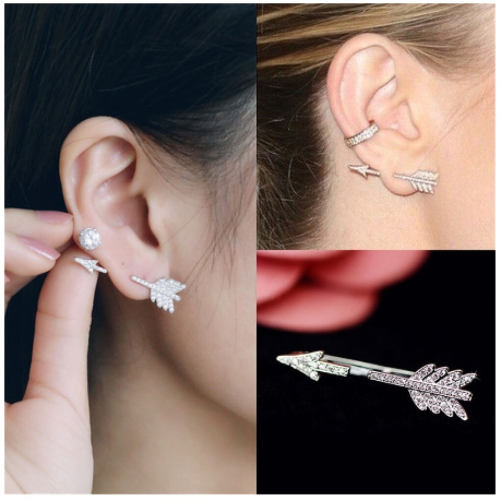 Arrow Shaped Fashion Ear Studs